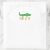 Later Gator Ovale Sticker (Tas)