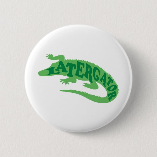 Later Gator Ronde Button 5,7 Cm (Voorkant)