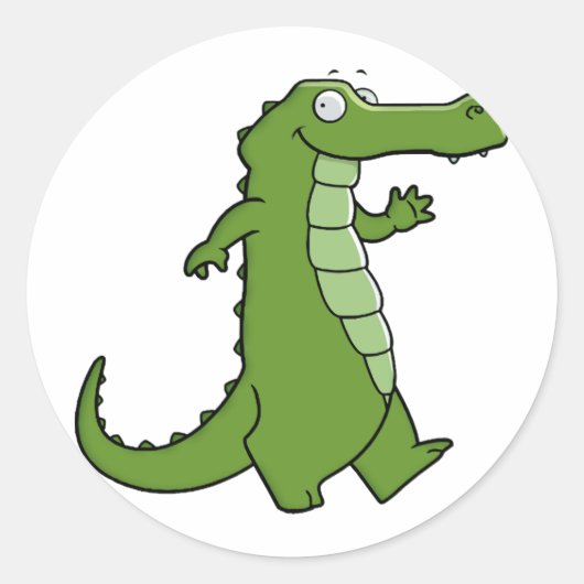Later Gator Ronde Sticker (Voorkant)