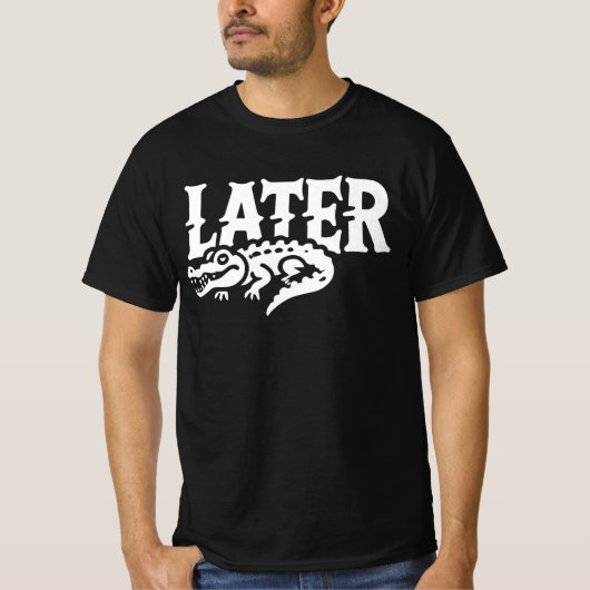  Later Gator Shirt - Krokodil Later Alligator  (Voorkant)