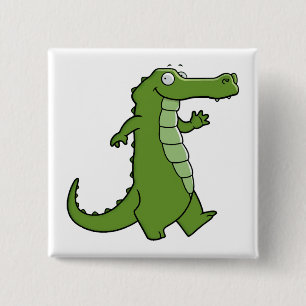 Later Gator Vierkante Button 5,1 Cm