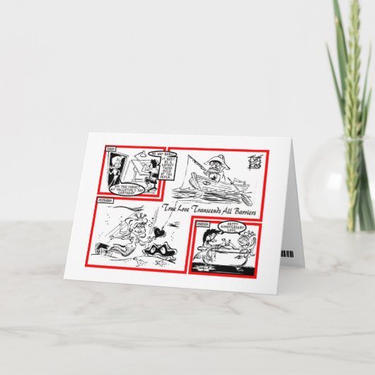 LATER: "LATE VALENTIJN" FEESTDAGEN KAART (Voorkant)