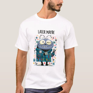 Later Misschien Grappig Lui Buitenaards Karakter C T-shirt