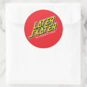 Later Skater Ronde Sticker (Tas)