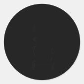 Later Tater  Ronde Sticker (Voorkant)