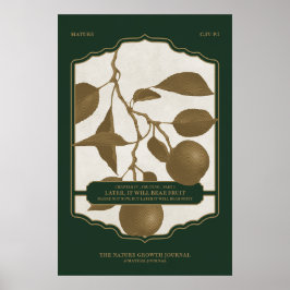 LATER ZAL HET BEER VRUCHTEN POSTER