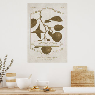 LATER ZAL HET FRUIT V3-POSTER BEREN POSTER