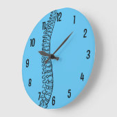 Laterale ruggengraat Acrylwandklok Grote Klok (Hoek)