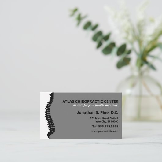 Laterale ruggengraatcentrale meervoudige aanstelli afsprakenkaartje (Staand voorkant)