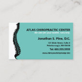 Laterale ruggengraatcentrale meervoudige aanstelli afsprakenkaartje (Voorkant)