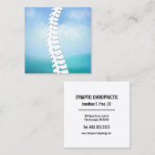 Laterale wervelkolom-Logo Vierkante Visitekaartje (Voorkant / Achterkant)