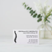 Laterale wervelkolom Visitekaartjes (Staand voorkant)