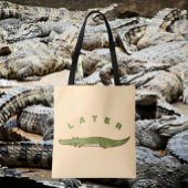 Latere Alligator Canvas tas - Eigenzinnig Afscheid