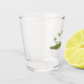 Latere Alligator Shot Glass - Leuk afscheidsontwer Shot Glas (Links)