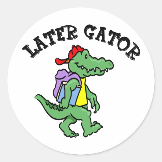 Latere Gator Sticker (Voorkant)