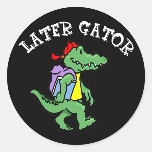 Latere Gator Sticker (Voorkant)