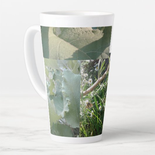 Latere Mok/klein/GROOT/metropolig ontwerp Latte Mok (Linkerhoek)