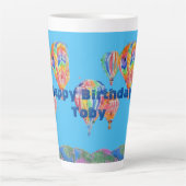 Latere Mok voor hot-luchtballonvaarders Waterverf (Voorkant)