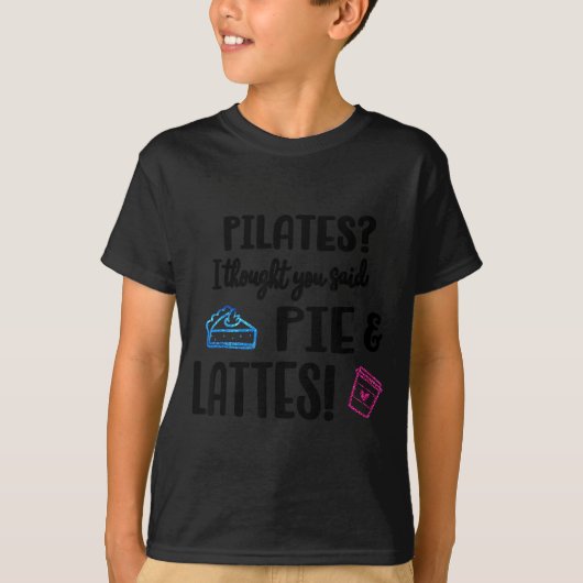 Lates I Thought You Said E And Lattes Funny Fitnes T-shirt (Voorkant)