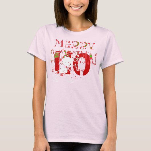 Lates Special Santa Hohoho Merry-kerstT-shirt T-shirt (Voorkant)
