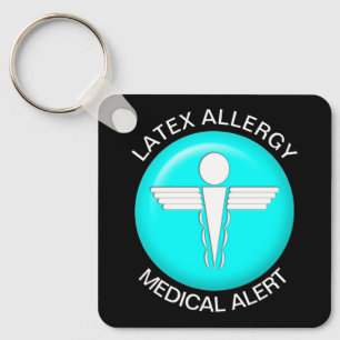 Latex Allergy Medical Alert Sleutelhanger