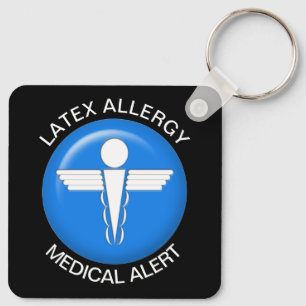 Latex Allergy Medical Alert Sleutelhanger