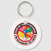 Latex Allergy Sleutelhanger (Voorkant)