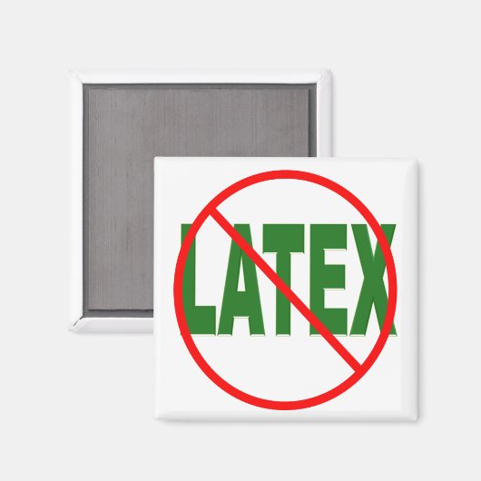 Latex groen, NO Magneet (Voorkant / Achterkant)