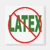 Latex groen, NO Magneet (Voorkant)