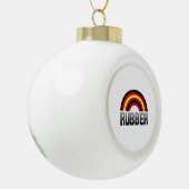 Latex Pride Keramische Bal Ornament (Links)