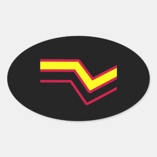 Latex Pride Ovale Sticker