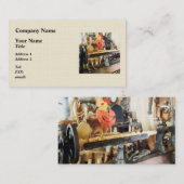 Lathe in Wood Shop Visitekaartje (Voorkant / Achterkant)