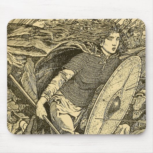 "Lathgertha" van Morris Meredith Williams Muismat (Voorkant)