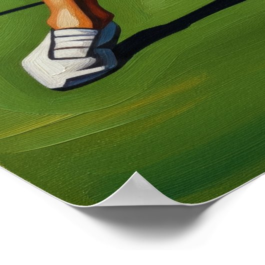 L'ATHLÈTE AU JAVELOT (De Javelin Atleet) - Origi Poster (Hoek)