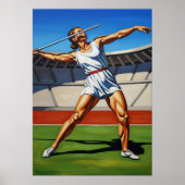 L'ATHLÈTE AU JAVELOT (De Javelin Atleet) - Origi Poster (Voorkant)