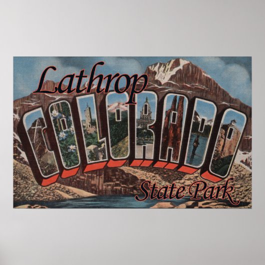Lathrop State Park, Colorado Poster (Voorkant)