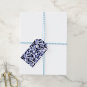 Lathyrus (Bleekblauw) Fijne Kunst Cadeaulabel (Met Touw)