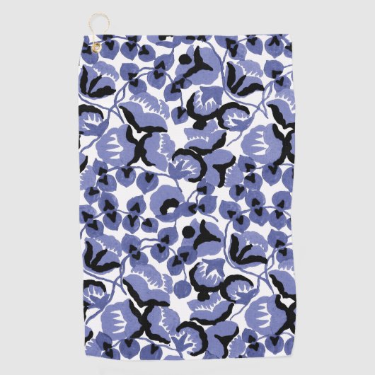 Lathyrus (Bleekblauw) Fijne Kunst Golfhanddoek (Voorkant)