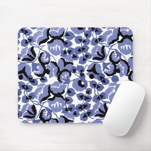 Lathyrus (Bleekblauw) Fijne Kunst Muismat (Met muis)