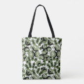 Lathyrus (Olijf) Fijne Kunst Tote Bag (Achterkant)