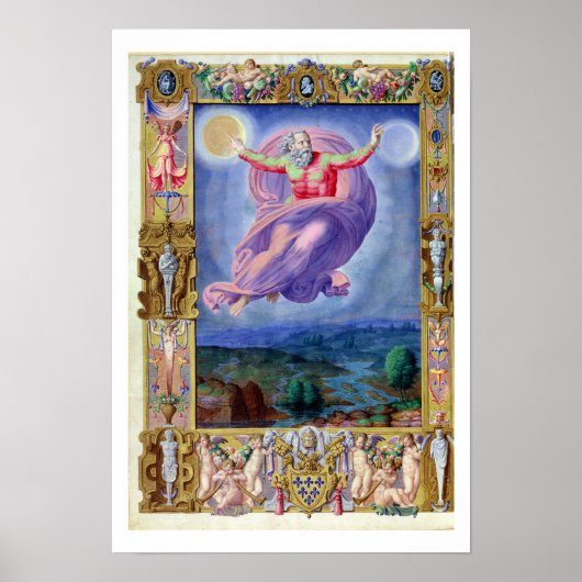 Latijn 8880 fol.182v God de Vader, van het Pzout Poster (Voorkant)