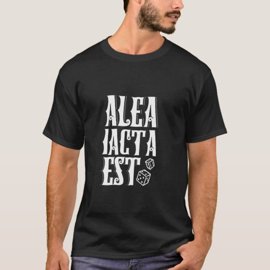 Latijn - Alea iacta est T-shirt (Voorkant)