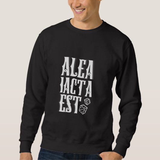 Latijn - Alea iacta est Trui (Voorkant)