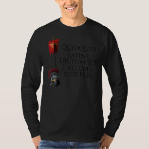 Latijn Gezegde Oude Romeinse citaat Spqr Rome T-shirt