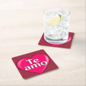 Latijn - Ik hou van je Kartonnen Onderzetters (Insitu)