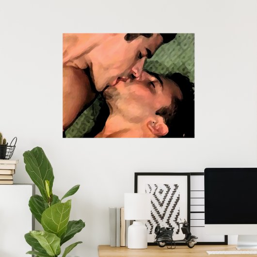 Latijn Kiss Poster (Thuiskantoor)