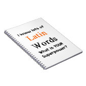 Latijn Notitieboek (Rechterzijde)