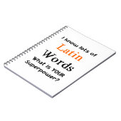 Latijn Notitieboek (Linkerzijde)