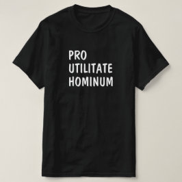 Latijn: Pro utilitate hominum T-shirt