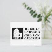 Latijn Survive Briefkaart (Staand voorkant)